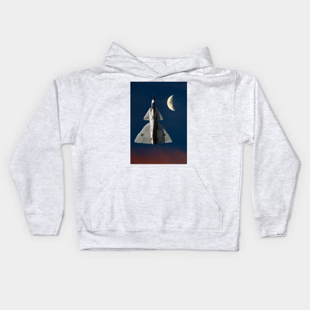 SAAB Viggen and the Moon Kids Hoodie by captureasecond